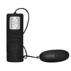 Vibrační vajíčko Velvet Black Bullet (černé)