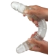 Oboustranné dildo Crystal Duo (34 cm)