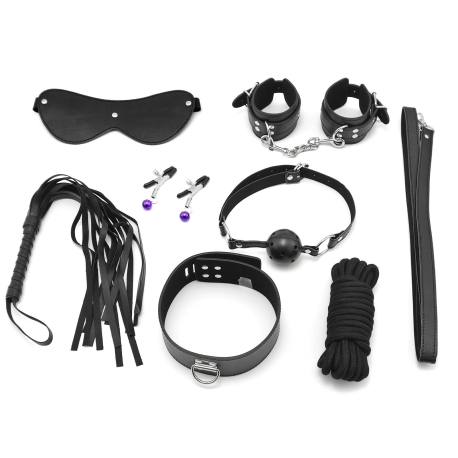 Sada 8 BDSM pomůcek Amazing Bondage Sex Toy Kit