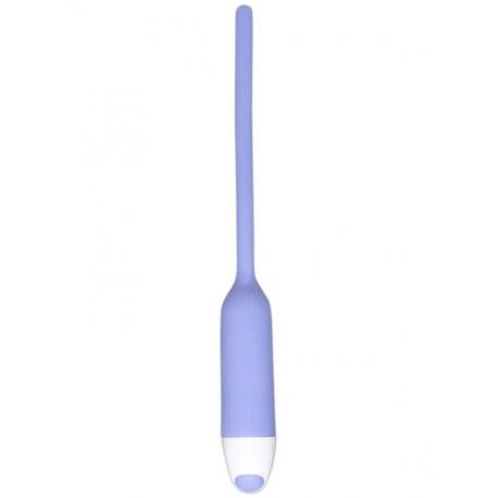Vibrační dilatátor pro ženy (silikonový), modrý