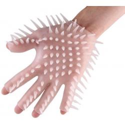 Masturbační (masážní) rukavice se stimulačními výstupky