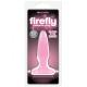 Anální kolík Firefly MINI - svítící ve tmě, růžový