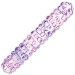 Skleněné dildo Purple Rose Nubby - Gläs