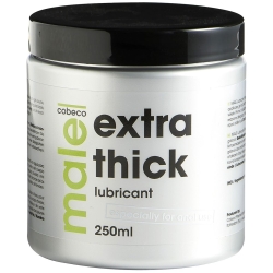 Extra hustý anální lubrikační gel MALE EXTRA THICK - Cobeco Pharma (250 ml)
