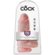 Realistické dildo s varlaty King Cock 9" Chubby - Pipedream