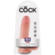 Realistické dildo s varlaty King Cock 7" - Pipedream