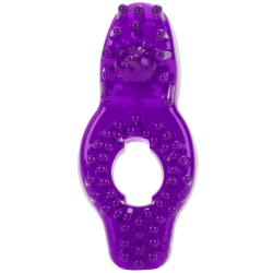 Erekční kroužek se stimulačními výstupky Enhancer Ring Purple - California Exotic Novelties