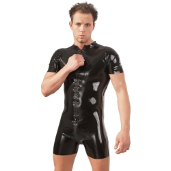 Latexový krátký pánský overal - LateX