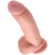 Realistické dildo s varlaty King Cock 9" - Pipedream