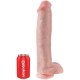 Realistické dildo s varlaty King Cock 15" - Pipedream