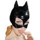 Lakovaná maska s kočičíma ušima - Black Level
