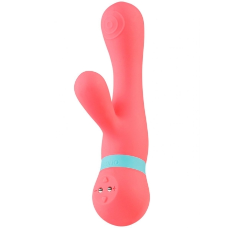 Vibrátor na bod G a klitoris Saffron Pink, nabíjecí - Boho
