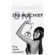 Kovová pouta s ozdobným kroužkem, Sex&Mischief