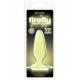 Anální kolík Firefly SMALL  - svítící ve tmě, žlutý