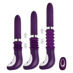 Luxusní přirážecí vibrátor MiaMaxx Hand-Held Thruster Purple (s dálkovým ovládáním)