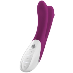 Dvojitý vibrátor Bon Aparte Aubergine - MYSTIM