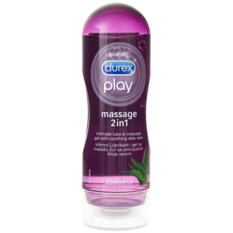 Masážní a lubrikační gel Durex Play 2 v 1 Aloe Vera - 200 ml