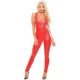 Lesklý červený catsuit Second Skin - Allure