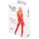 Lesklý červený catsuit Second Skin - Allure