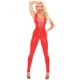 Lesklý červený catsuit Second Skin - Allure