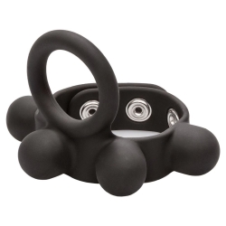 Natahovač varlat se závažím a erekčním kroužkem C-Ring Ball Stretcher M - California Exotic Novelties
