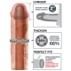 Realistický návlek na penis MEGA (zvětší o 5,1 cm)