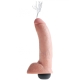 Stříkající realistické dildo s varlaty King Cock 9" - Pipedream