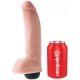 Stříkající realistické dildo s varlaty King Cock 9" - Pipedream