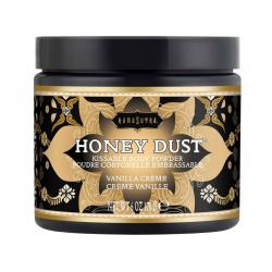 Slíbatelný tělový pudr Honey Dust Vanilla Creme - 170 g