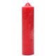 S/M červená parafínová svíčka - Rimba