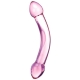 Oboustranné skleněné dildo Double Trouble Purple Dildo - Gläs