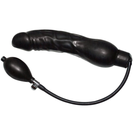 Nafukovací latexové dildo Black Latex Balloon