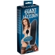 Nafukovací latexové dildo Black Giant Latex Balloon