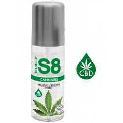 Hybridní lubrikační gel S8 Cannabis - 125 ml