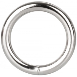 Kovový erekční kroužek Silver Ring - California Exotic Novelties