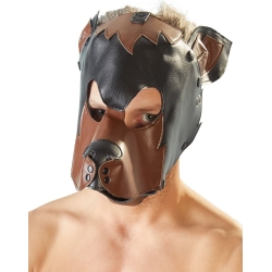 Fetish maska Pes Fetish Collection, černohnědá