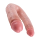 Dvojité realistické dildo Pipedream King Cock Large Double Trouble - 22 cm