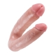 Dvojité realistické dildo Pipedream King Cock Large Double Trouble - 22 cm