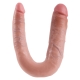 Dvojité realistické dildo Pipedream King Cock Large Double Trouble - 22 cm