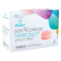 Menstruační tampony Beppy WET - vlhčené (8 ks)