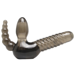 Trojitý samodržící strapon Fetish Fantasy - Pipedream