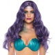 Dlouhá fialová paruka Leg Avenue Long Wavy (vlnitá)