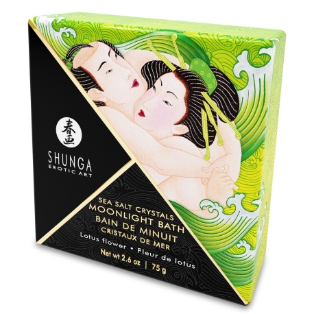 Koupelnová sůl Shunga Lotus Flower - lotosový květ, 75 g