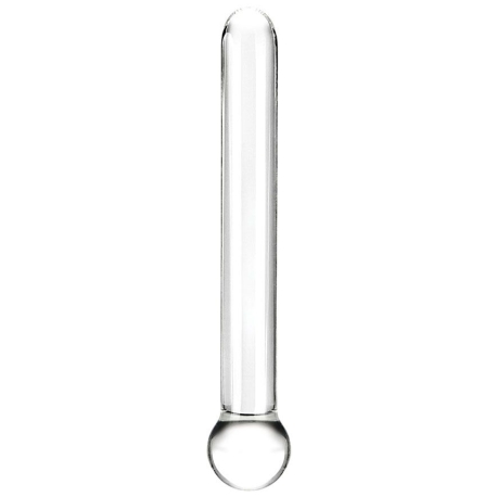 Skleněné dildo 7" Straight - Gläs