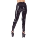 Dámské latexové legíny se dvěma vnitřními kapsami - LateX
