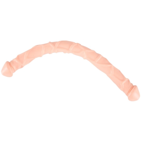 Oboustranné realistické dildo Double Dong - Nature Skin