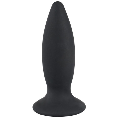 Malý vibrační anální kolík Black Velvets - nabíjecí