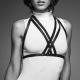 Řemínková podprsenka MAZE Halter Bra Harness - Bijoux Indiscrets