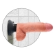 Tvarovatelný vibrátor s varlaty a odnímatelnou přísavkou King Cock 7" (21 cm) - Pipedream