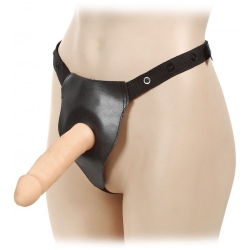 Strap-on Magic Flesh - postroj s dildem (18 cm)